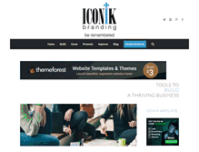 Tablet Screenshot of iconikbranding.com